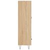 vidaXL Highboard sonoma eik 69,5x31x115 cm konstruert tre