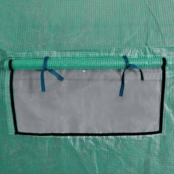 vidaXL Bærbart drivhus med stålramme walk-in 18 m²