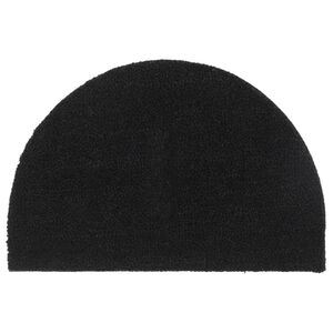 vidaXL D&oslash;rmatte svart halvrund 40x60 cm tuftet kokosfiber