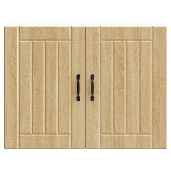 vidaXL Kj&oslash;kken veggskap Lucca sonoma eik konstruert tre