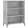 vidaXL Highboard betonggr&aring; 69,5x34x180 cm konstruert tre