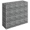 vidaXL Gabion høybed galvanisert stål 90x30x90 cm