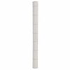 vidaXL Kontrollmatte for ugress hvit 1,5x25 m PP