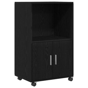 vidaXL Kabinett Svart Eik 55 x 40 x 82 cm