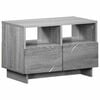 vidaXL TV-benk 60 x 34.5 x 40 cm Gr&aring; Sonoma Konstruert tre
