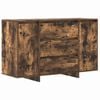 vidaXL Serviesskap R&oslash;kt eik 120 x 41 x 75 cm Konstruert tre