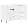 vidaXL Baderomsvaskeskap HAARLEM Hvit 82 x 41 x 58,5 cm Konstruert tre