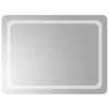 vidaXL Baderomsspeil med LED 80x60 cm