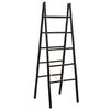 vidaXL Dobbeltsidig teppe stige Svart 50 x 50 x 159 cm Bambus