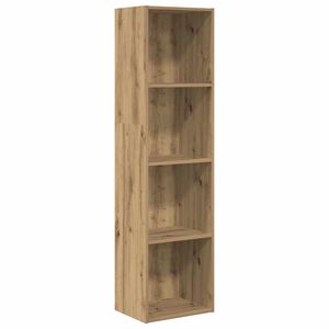 vidaXL Bokhylle artisan eik 40x30x152 cm konstruert tre