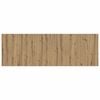 vidaXL Veggmontert hodegavl artisan eik 240x1,5x80 cm konstruert tre