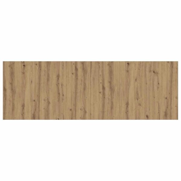vidaXL Veggmontert hodegavl artisan eik 240x1,5x80 cm konstruert tre