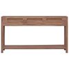 vidaXL Konsollbord 145x30x80 cm heltre teak