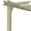 vidaXL Hagepergola impregnert furu 360x200x60 cm