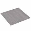 vidaXL Selvheftende Gulvplanker Gr&aring; og tre 30,5 x 30,5 cm 20 stk. PVC