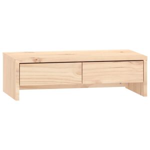 vidaXL Monitorstativ 50x27x15 cm heltre furu
