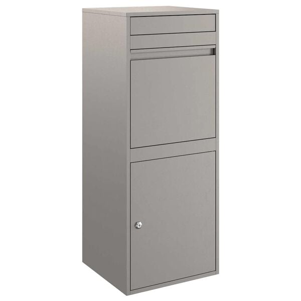 vidaXL Pakkeinnkast med lagring Rusten 41 x 38 x 103 cm Cortenst&aring;l