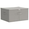 vidaXL Lagringsboks 24 stk. Ikke-vevd stoff 50 x 30 x 25 cm 37,5 L Gr&aring;