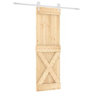 vidaXL Skyved&oslash;r 70 x 210 cm Massiv Furu Tre (Ubehandlet)