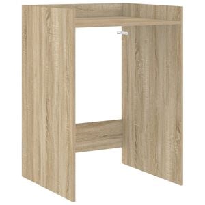 vidaXL Vaskemaskin skap Sonoma 67,5 x 62 x 97 cm Konstruert tre