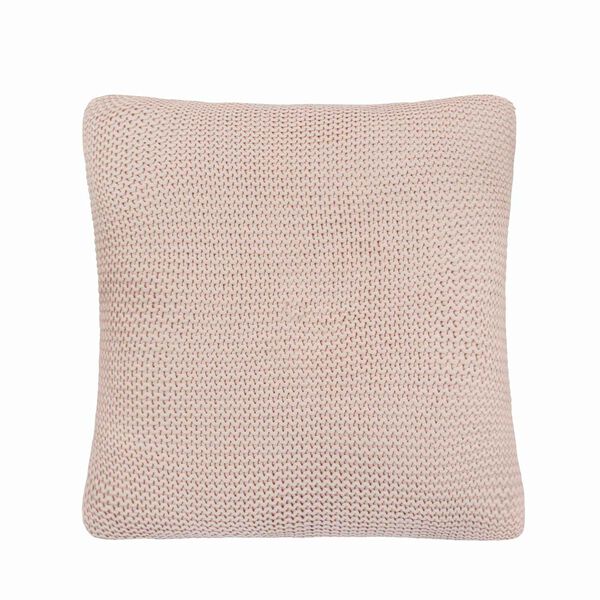 vidaXL Kastpute Basketweave med pute 2 pcs Rosa 45 x 45 cm Bomull