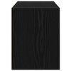 vidaXL Skap med 2 skuffer sort eik 60x31x40 cm konstruert tre