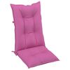 vidaXL Stolputer h&oslash;y ryggst&oslash;tte 6 stk rosa 120x50x7 cm stoff
