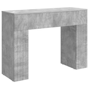 vidaXL Kaffebord Betonggr&aring; 102 x 35 x 75 cm Konstruert tre