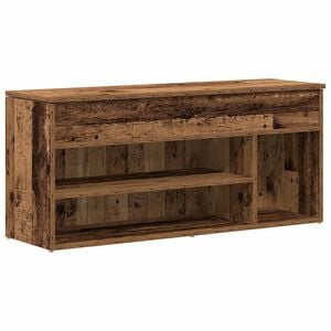 vidaXL Skobenk gammelt tre 102x30,5x45 cm konstruert tre