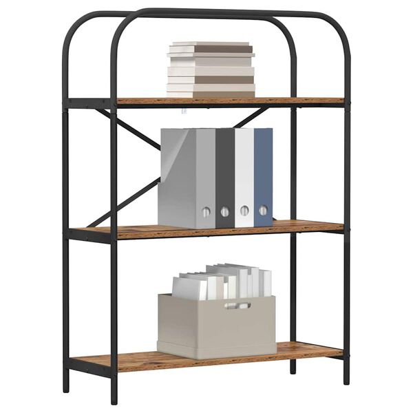 vidaXL Bokhylle Gammelt tre 80 x 30 x 109 cm Konstruert tre