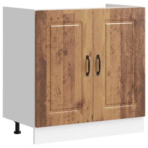vidaXL Vask underskap Kalmar gammelt tre 80x46x81,5 cm konstruert tre