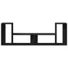 vidaXL TV-benker 2 stk svart 75x30x50 cm konstruert tre