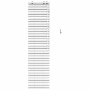 vidaXL Venetiansk persienne Hvit 50 x 160 cm 35 mm