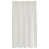 vidaXL Voile Gardin med gardiner 2 pcs Krem 140 x 140 cm Polyester