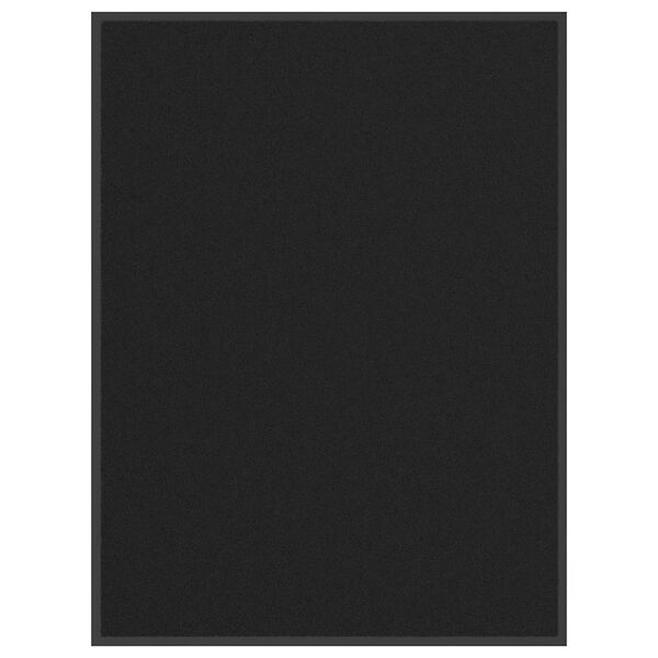 vidaXL D&oslash;rmatte Sort 90x120 cm