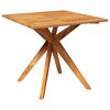 vidaXL Hagebord 85x85x75 cm heltre akasie