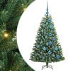 vidaXL Kunstig sammensatt juletre Gr&oslash;nn 120 cm PVC og metall