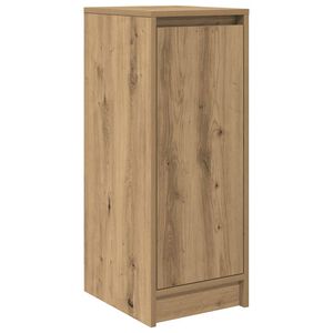 vidaXL Skohylle artisan eik 29,5x34x76 cm konstruert tre