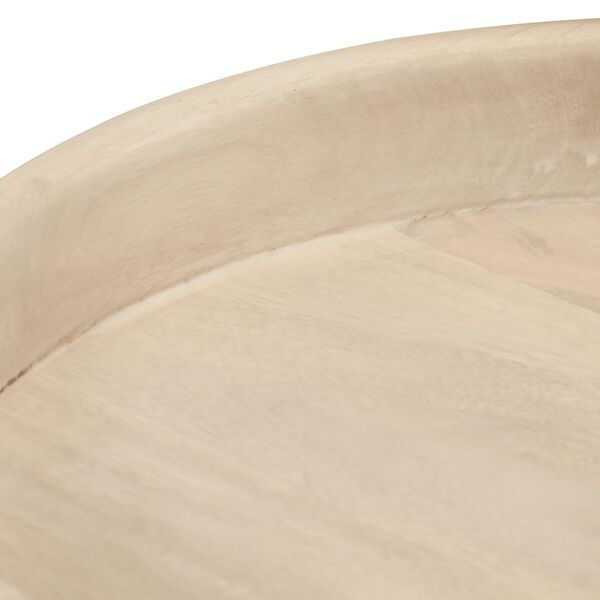 vidaXL Runde salongbord 3 stk heltre mango