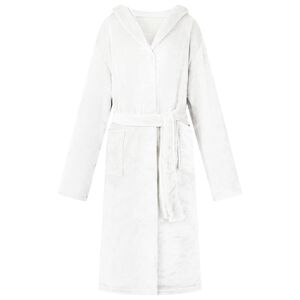 vidaXL Badek&aring;pe med hette Hvit s Flanell