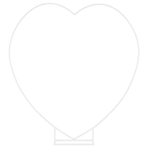 vidaXL Bryllupsbue Hvit 195 x 35 x 211 cm St&aring;l