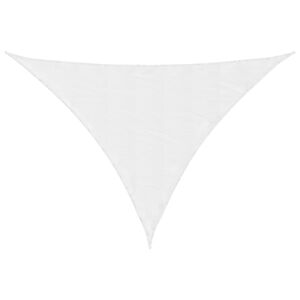 vidaXL Solseil hvit 7x5x5 m 100% polyester oxford