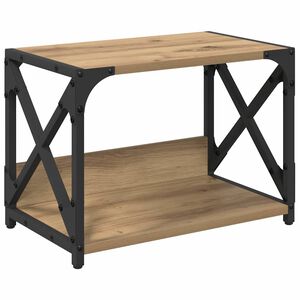 vidaXL Skiverstativ Artisan Eik 44 x 26 x 31,5 cm Konstruert tre