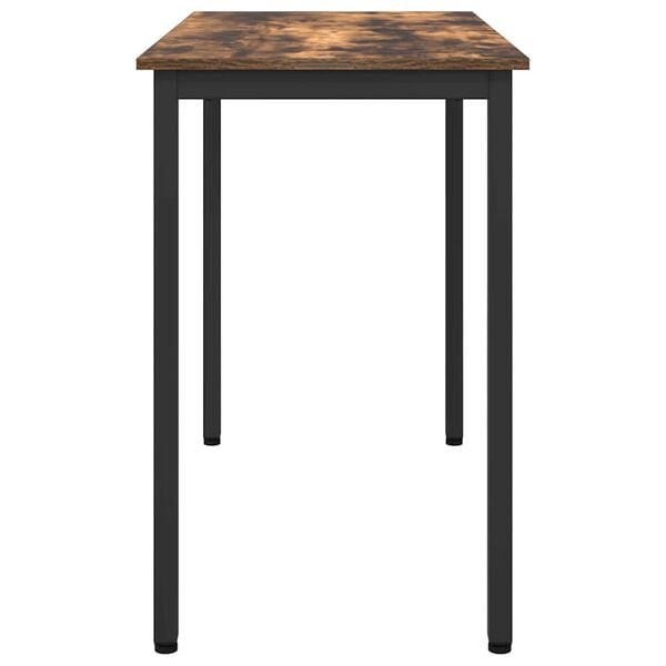 vidaXL bord R&oslash;kt eik 100 x 50 x 76,5 cm Konstruksjonsvirke og st&aring;l