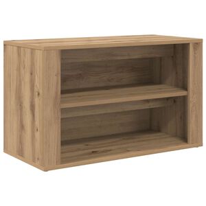 vidaXL Sko Hylle 75 x 35 x 45 cm Konstruert tre artisan eik