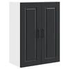 vidaXL Veggskap PORTO Svart 60 x 31 x 80 cm Konstruert tre