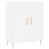 vidaXL Highboard hvit 69,5x34x180 cm konstruert tre
