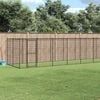vidaXL Utend&oslash;rs hundeg&aring;rd 16,94 m&sup2; st&aring;l