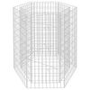vidaXL Gabion h&oslash;ybed sekskantet 100x90x100 cm