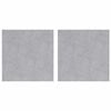 vidaXL Trinn Torget 2 pcs s&oslash;lv 30 x 30 cm Aluminium
